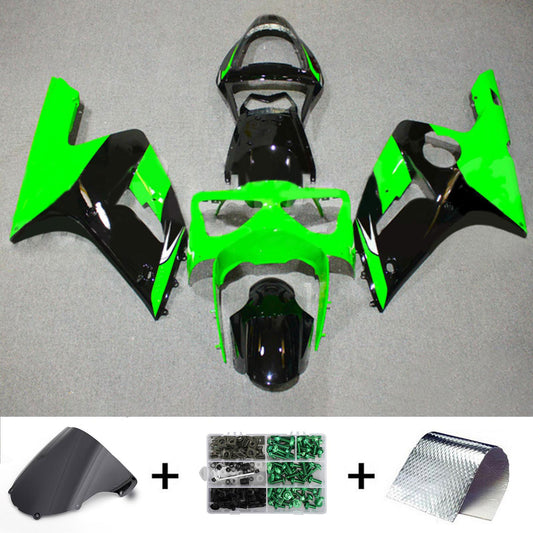 Amotopart Kawasaki ZX6R 636 2003-2004 Kit Carena Carrozzeria Plastica ABS