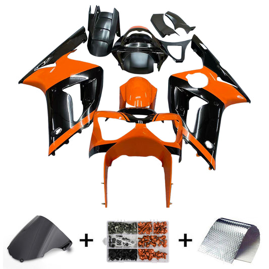 Amotopart Kawasaki ZX6R 636 2003-2004 Kit Carena Carrozzeria Plastica ABS