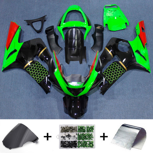 Kit carenatura iniezione in plastica ABS adatto per Kawasaki ZX6R 636 2003-2004