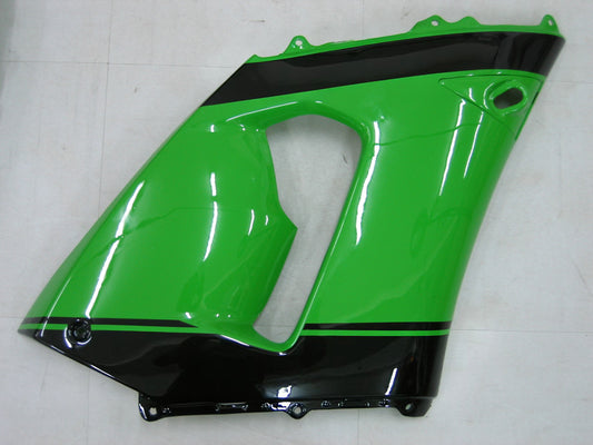 Carene 2005-2006 Kawasaki ZX6R 636 Verde Nero No.14 ZX6R Racing Generico