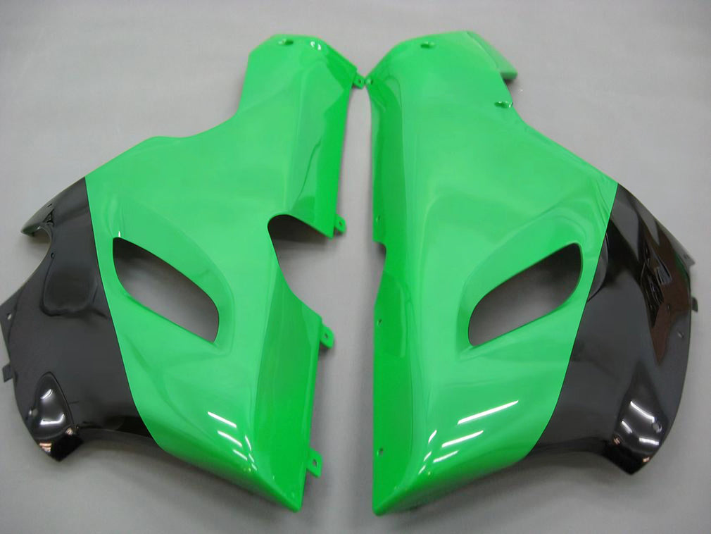 Carene 2005-2006 Kawasaki ZX6R 636 Verde Nero No.56 Nakano Generico