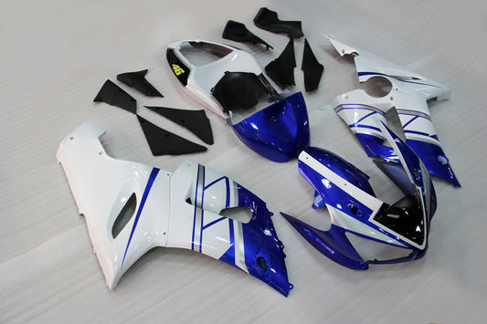 Carene 2005-2006 Kawasaki ZX6R ZX636 Blu Bianco FIAT Racing Generico