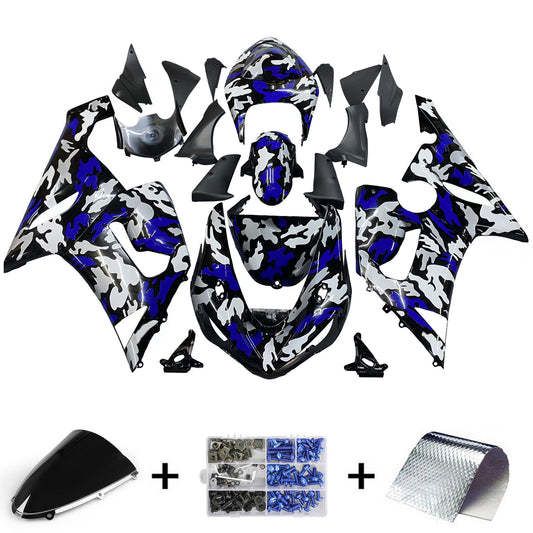 Amotopart Kawasaki ZX6R 636 2005-2006 Kit Carena Carrozzeria Plastica ABS