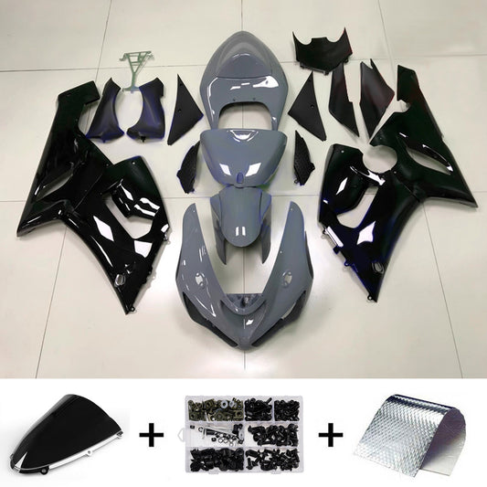Kit carenatura iniezione in plastica ABS adatto per Kawasaki ZX6R 636 2005-2006