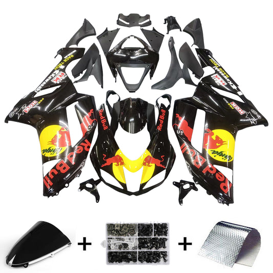 Carene 2007-2008 Kawasaki ZX-R ZX636 Nero Giallo Racing Generico