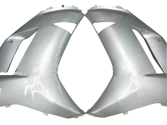 Carene 2007-2008 Kawasaki ZX6R ZX636 Argento Ninja ZX6R Generico