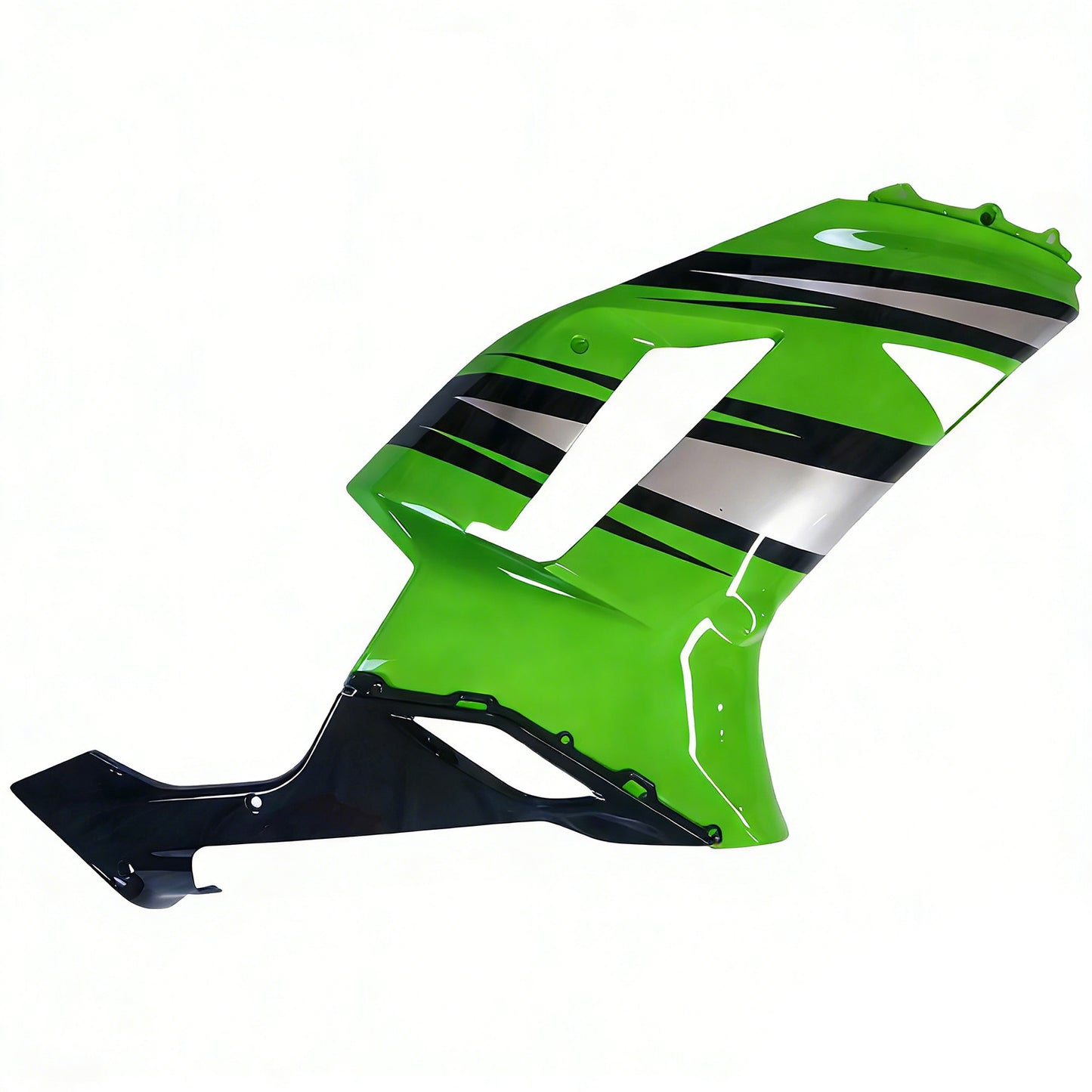 Carene 2007-2008 Kawasaki ZX6R ZX636 Verde Nero Argento Ninja ZX6R Generico