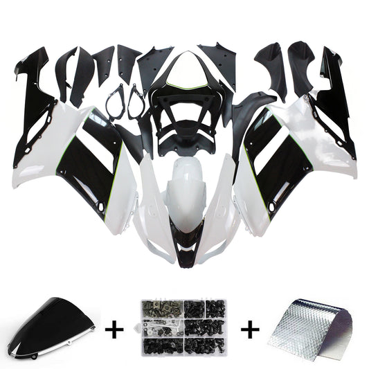 Amotopart Kawasaki 2007-2008 ZX6R 636 in bianco e nero
