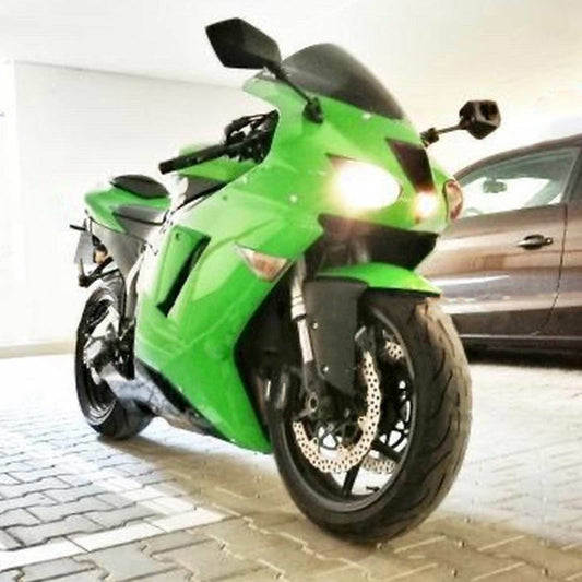 Amotopart Kawasaki 2007-2008 ZX6R 636 KIT GREEN TEARING