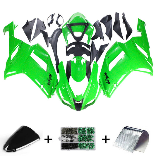 Amotopart Kawasaki 2007-2008 ZX6R 636 KIT GREEN TEARING