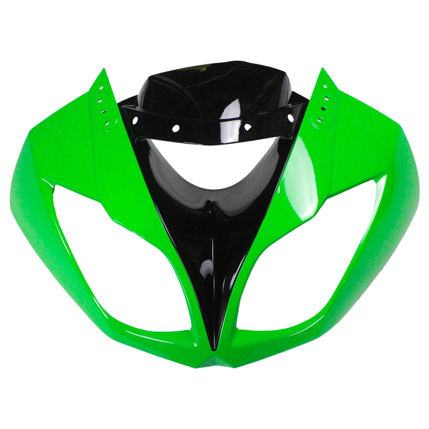 Amotopart Kawasaki 2009-2012 ZX6R 636 kit di rivestimento verde nero