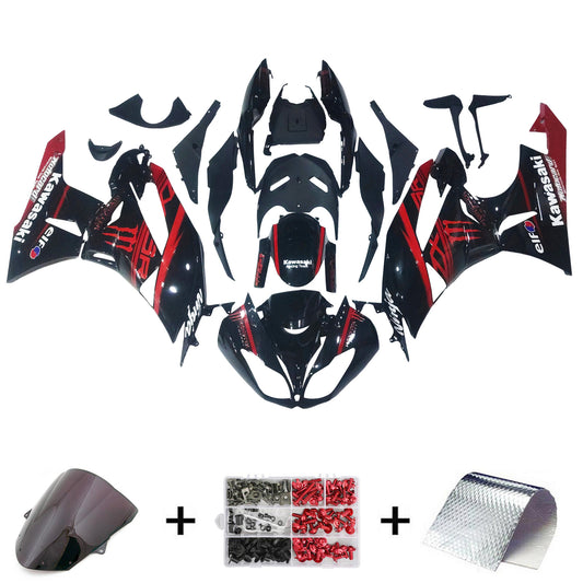 Amotopart Kawasaki ZX6R 636 2009-2012 Kit carena Carrozzeria Plastica ABS
