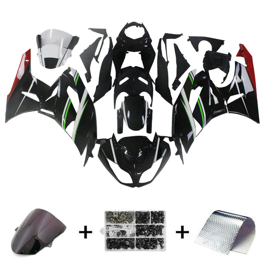 Amotopart Kawasaki ZX6R 636 2009-2012 Kit carena Carrozzeria Plastica ABS