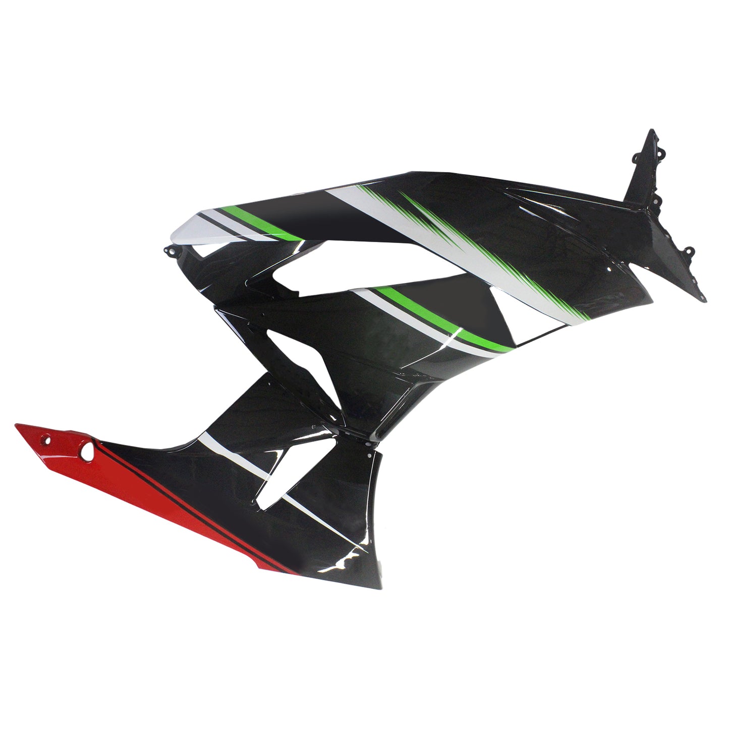 Amotopart Kawasaki ZX6R 636 2009-2012 Kit carena Carrozzeria Plastica ABS