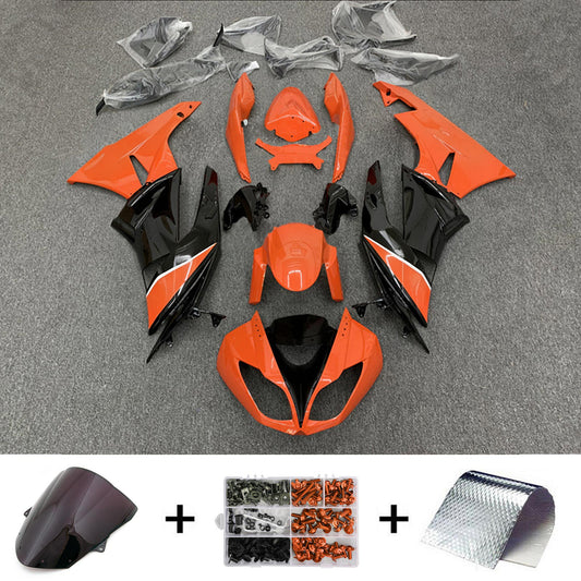 Amotopart Kawasaki ZX6R 636 2009-2012 Kit carena Carrozzeria Plastica ABS