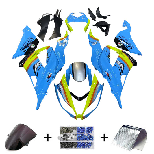 Amotopart Kit Carena Kawasaki ZX6R 636 2013-2018 Carrozzeria Plastica ABS