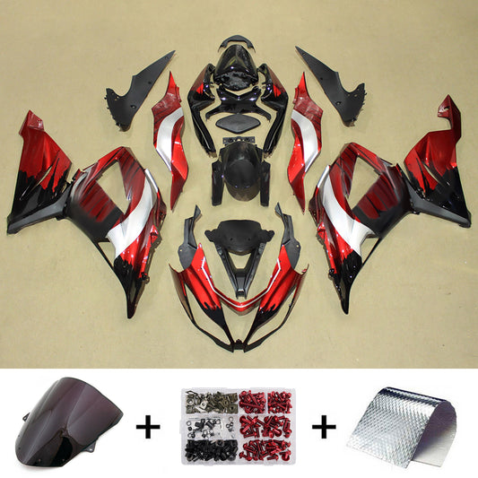 Kit carenatura iniezione in plastica ABS adatto per Kawasaki ZX6R 636 2013-2018