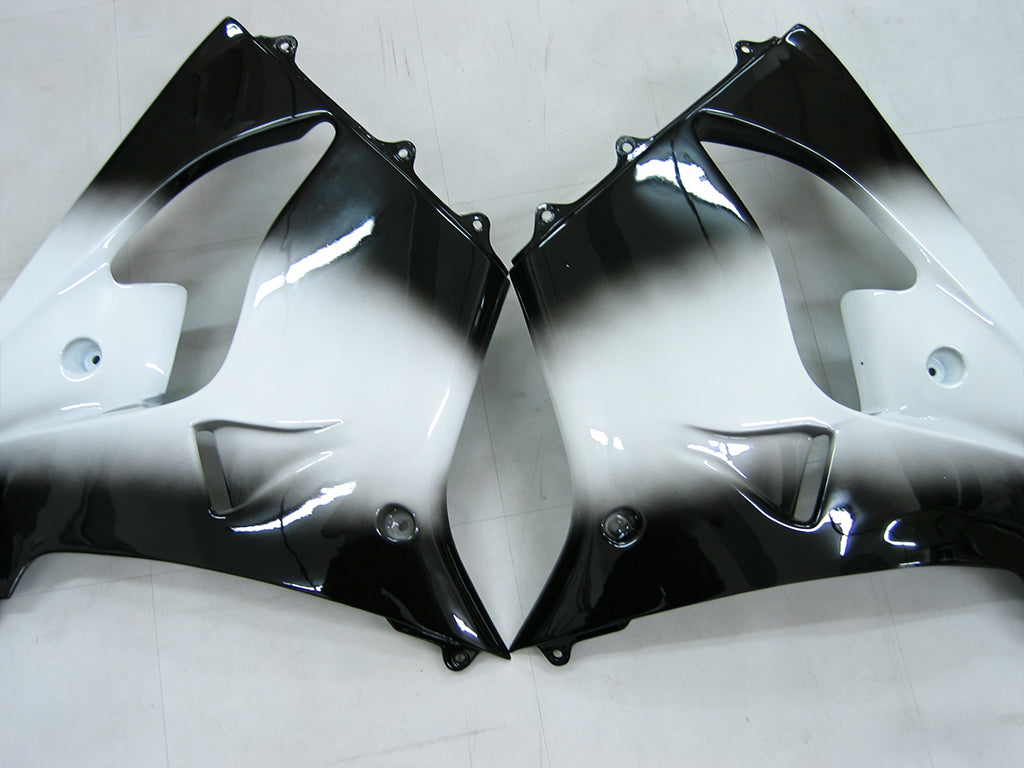 Carene 2000-2001 Kawasaki ZX 9R Nero Bianco West ZX9R Generico
