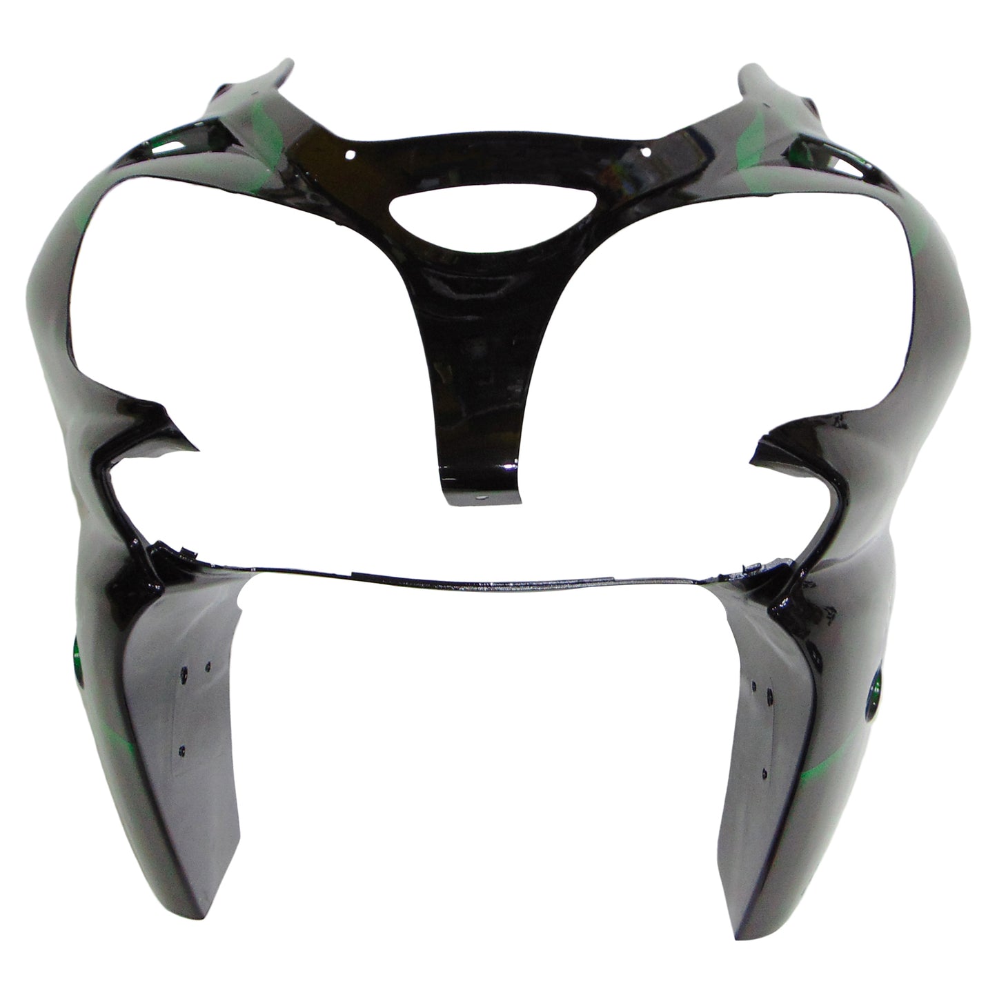 Amotopart Kawasaki ZX9R 2000-2001 kit di rivestimento verde nero