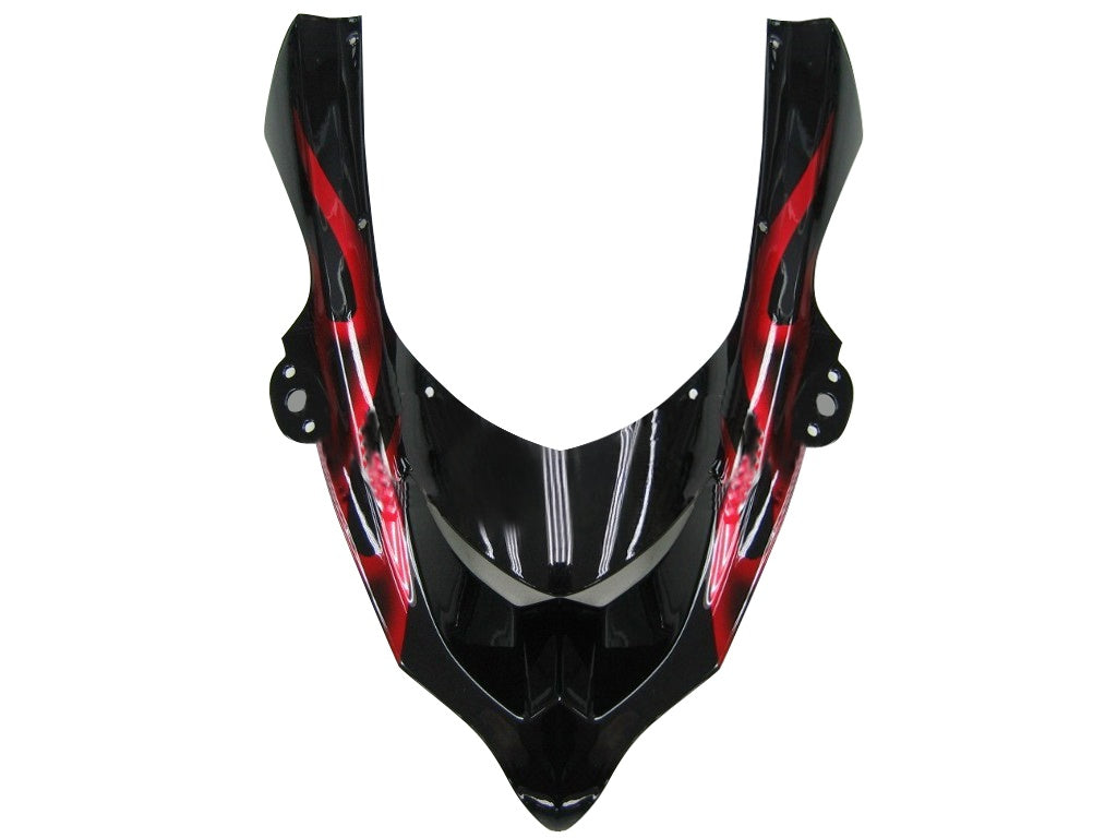 Carenatura 2004-2005 Kawasaki ZX 10R Black & Red Flame Ninja Racing Generico