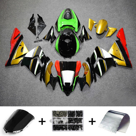 Amotopart Kawasaki ZX10R 2004-2005 Kit carena Carrozzeria Plastica ABS