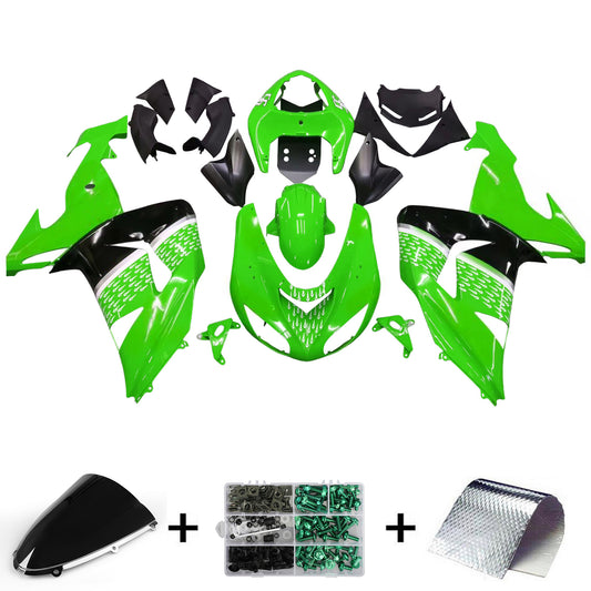 Carene 2006-2007 Kawasaki ZX 10R Verde Nero No.56 Nakano Racing Generico