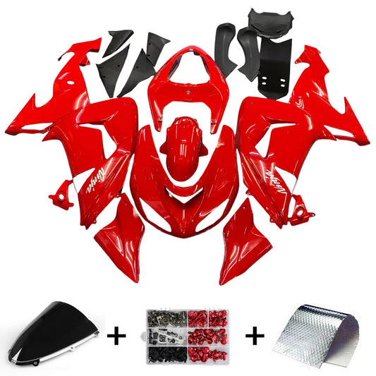 Amotopart 2006-2007 Kawasaki ZX10R Cladding Red Kit