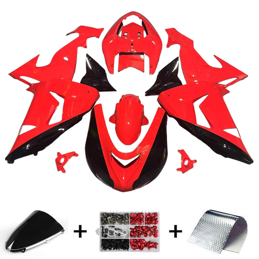 Amotopart Kawasaki ZX10R 2006-2007 Kit carena Carrozzeria Plastica ABS