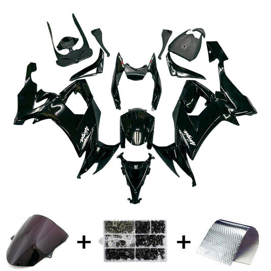 Amotopart Kawasaki ZX10R 2008-2010 kit di rivestimento altamente nero