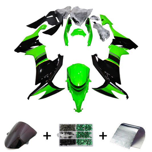 Amotopart Kawasaki ZX10R 2008-2010 Kit carena Carrozzeria Plastica ABS
