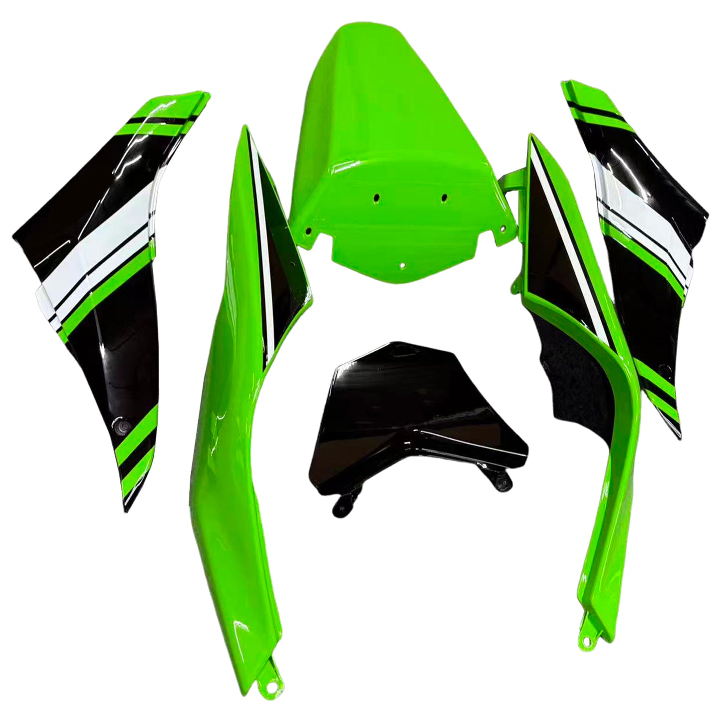 Amotopart Kawasaki ZX10R 2008-2010 Kit carena Carrozzeria Plastica ABS