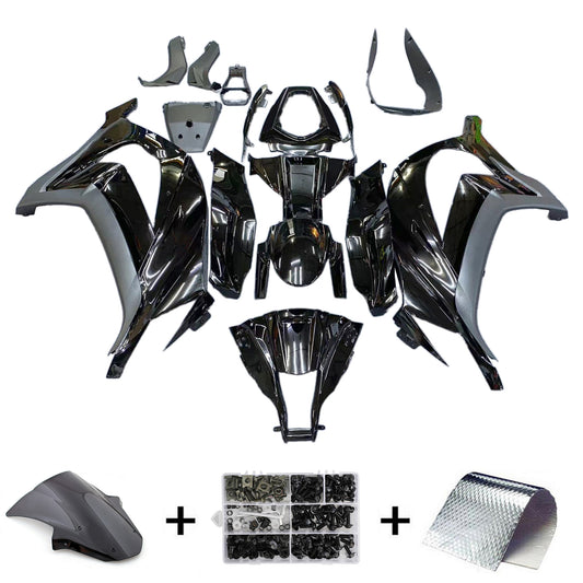 Amotopart 2011-2015 Kawasaki ZX10R Cladding G-Black Kit