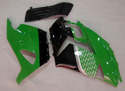 Carene 2006-2011 Kawasaki ZX14R Verde Nero No.56 Nakano Generico