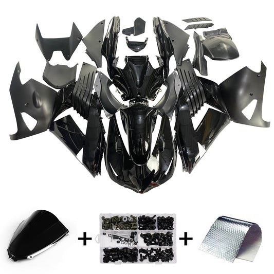 Carene 2006-2011 Kawasaki ZX14R Nero Ninja Generico