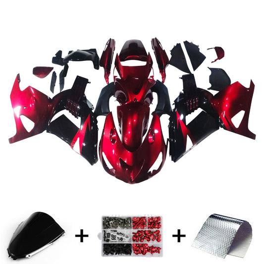 Amotopart Kawasaki ZX14R 2006-2011 Kit carena Carrozzeria Plastica ABS