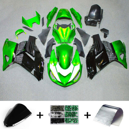 Amotopart Kawasaki ZX14R 2006-2011 Kit carena Carrozzeria Plastica ABS