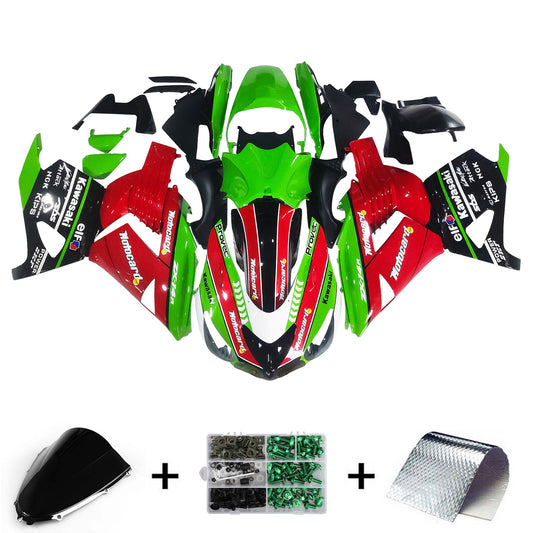 Amotopart Kawasaki ZX14R 2006-2011 Kit carena Carrozzeria Plastica ABS