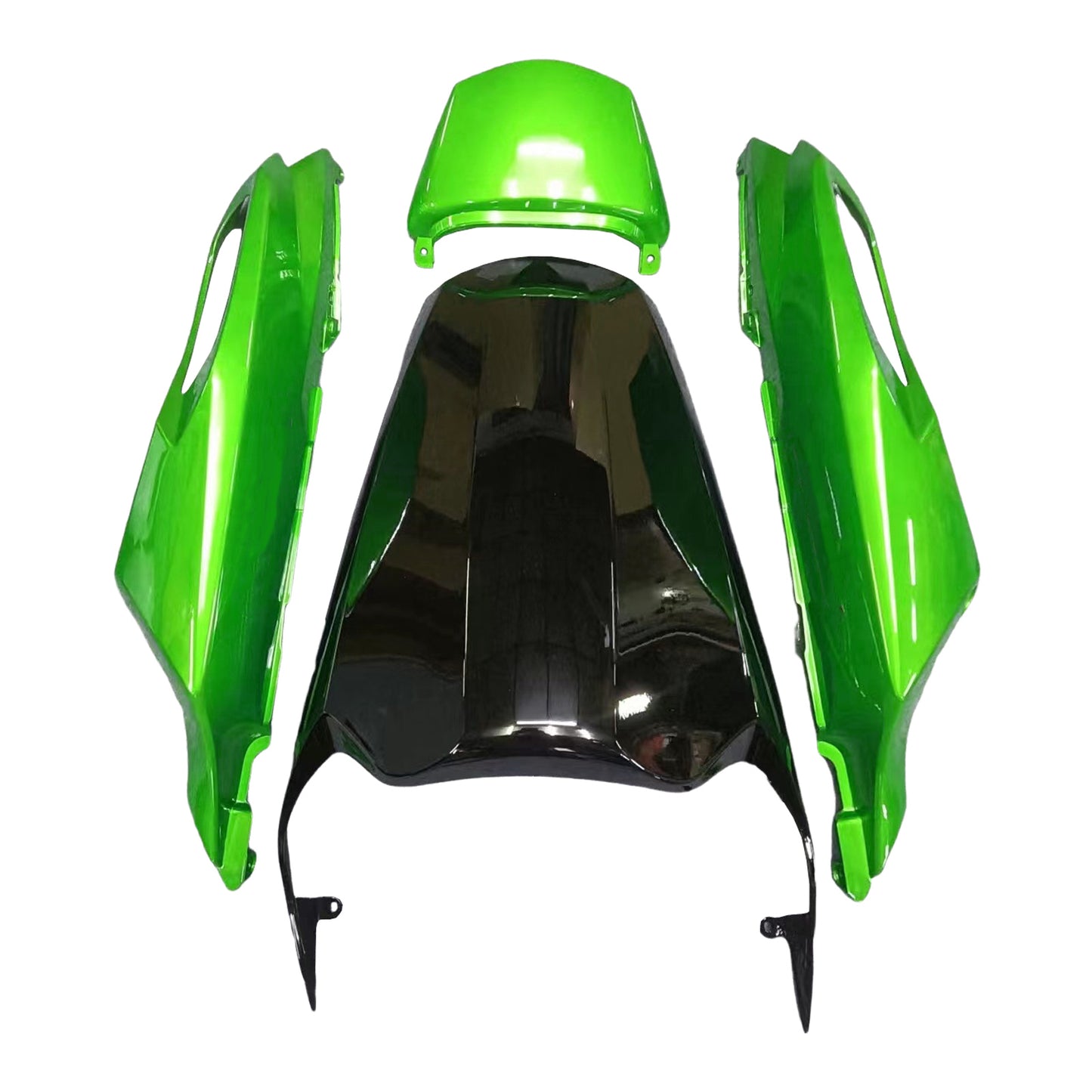 Carene Plastiche 2012-2021 Kawasaki ZX14R Ninja Verde Nero Generico