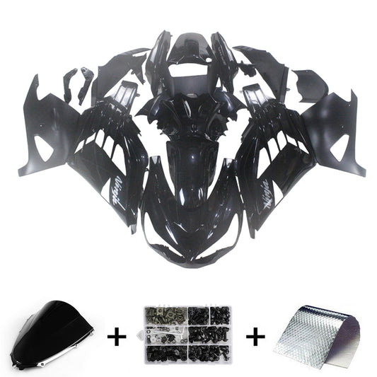Amotopart Kawasaki 2012-2021 Kit di travestimento nero ZX14R