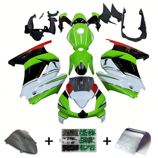 2008-2012 Kawasaki EX250 Ninja250R Kit carenatura iniezione Carrozzeria Plastica ABS
