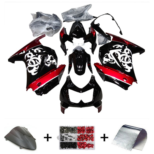 2008-2012 Kawasaki EX250 Ninja250R Kit carenatura iniezione Carrozzeria Plastica ABS
