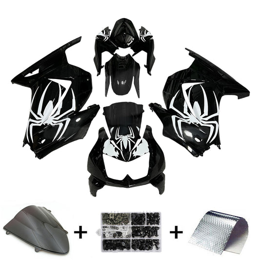 Kit carenatura iniezione in plastica ABS adatto per Kawasaki EX250 Ninja250R 2008-2012