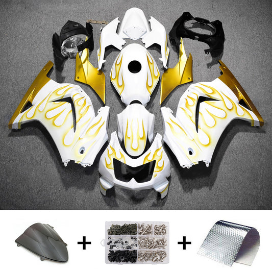 Kit carenatura iniezione in plastica ABS adatto per Kawasaki EX250 Ninja250R 2008-2012