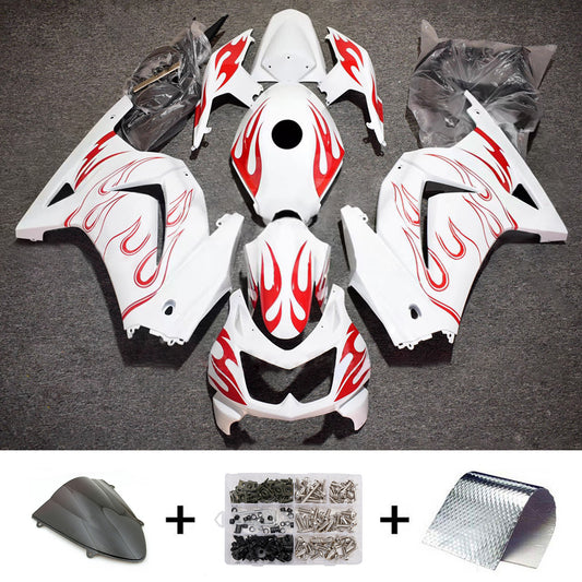 Kit carenatura iniezione in plastica ABS adatto per Kawasaki EX250 Ninja250R 2008-2012