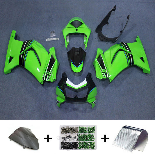Kit carenatura iniezione in plastica ABS adatto per Kawasaki EX250 Ninja250R 2008-2012