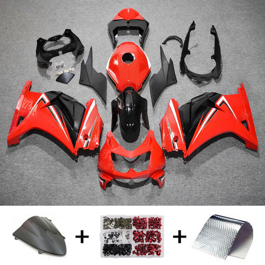 Kit carenatura iniezione in plastica ABS adatto per Kawasaki EX250 Ninja250R 2008-2012