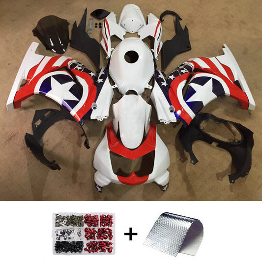 Kit carenatura iniezione in plastica ABS adatto per Kawasaki EX250 Ninja250R 2008-2012