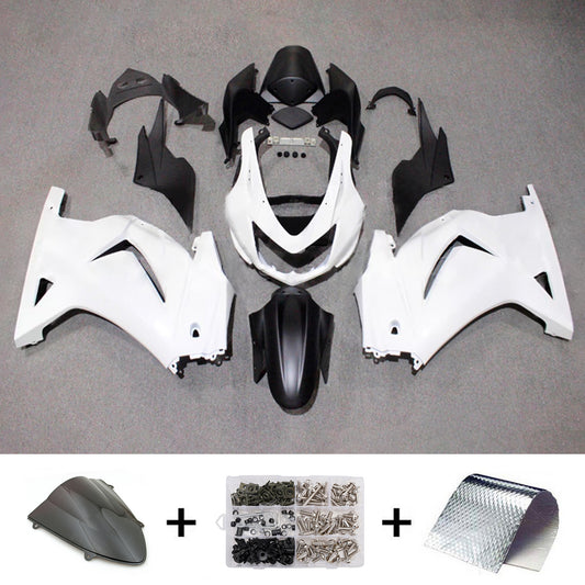 Kit carenatura iniezione in plastica ABS adatto per Kawasaki EX250 Ninja250R 2008-2012