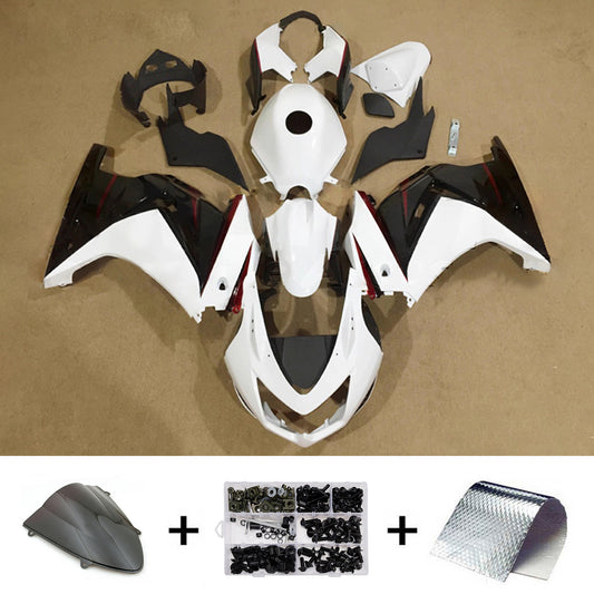 Kit carenatura iniezione in plastica ABS adatto per Kawasaki EX250 Ninja250R 2008-2012