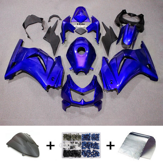 Kit carenatura iniezione in plastica ABS adatto per Kawasaki EX250 Ninja250R 2008-2012